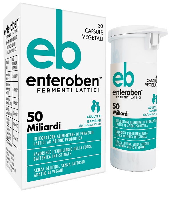 ENTEROBEN 50MLD 30 CAPSULE VEGETALI - Oltrefarma