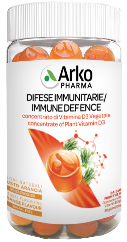 ARKOGUMMIES VITAMINA D3 60 GUMMIES - Oltrefarma