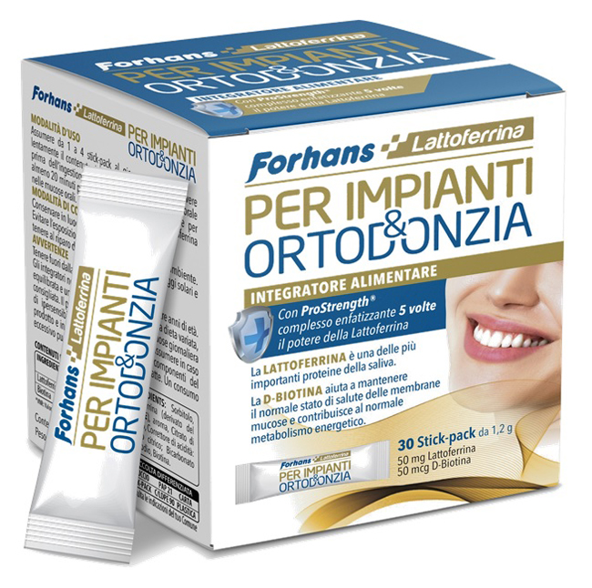 FORHANS PER IMPIANTI&ORTODONZIA 30 STICK-PACK - Antica Farmacia Ferrari