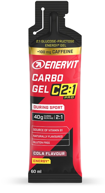 ENERVIT C2 1 PRO CARBO GEL COLA CON CAFFEINA 60 ML - Antica Farmacia Ferrari