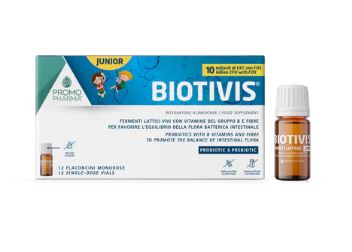 BIOTIVIS JUNIOR 10MLD 12 FLACONCINI DA 8 ML - Oltrefarma
