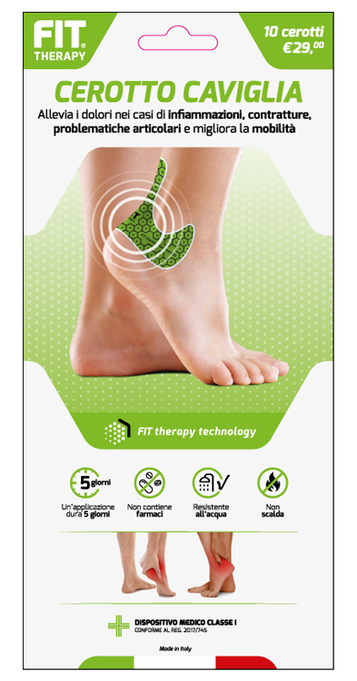 FIT THERAPY CEROTTO CAVIGLIA 10 PEZZI - Oltrefarma