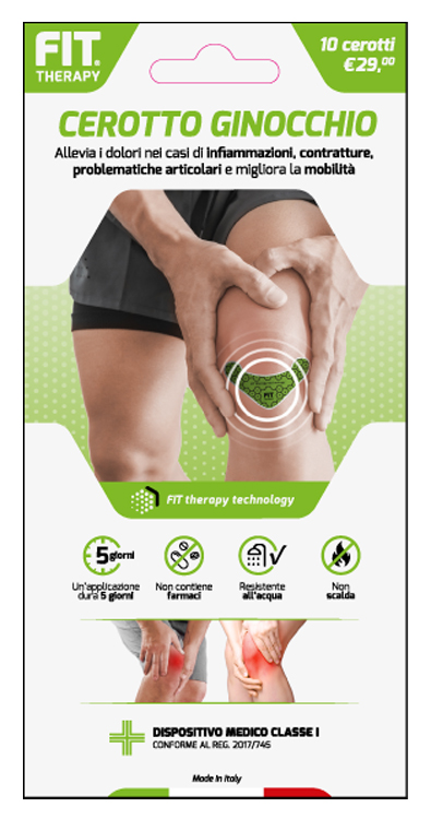 FIT THERAPY CEROTTO GINOCCHIO 10 PEZZI - Oltrefarma