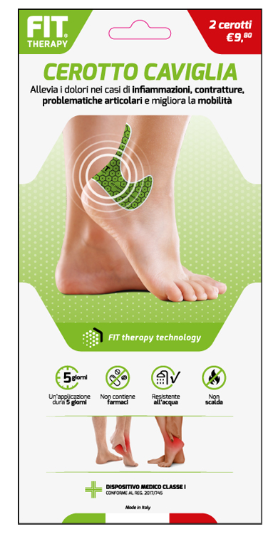 FIT THERAPY CEROTTO CAVIGLIA 2 PEZZI - Oltrefarma