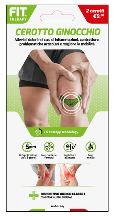 FIT THERAPY CEROTTO GINOCCHIO 2 PEZZI - Oltrefarma