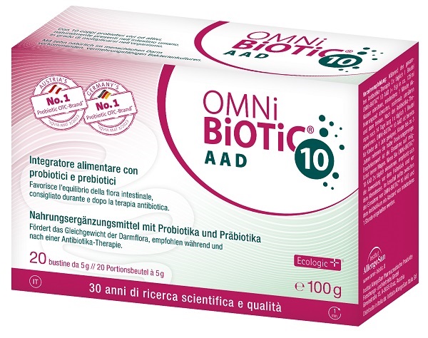 OMNI BIOTIC 10 AAD KIDS 20 BUSTINE DA 25 G - Oltrefarma