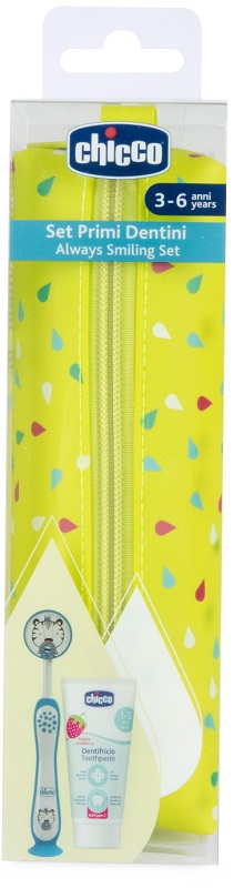 CHICCO SET DENTALE 3-6 YEARS AZZURRO - Antica Farmacia Ferrari