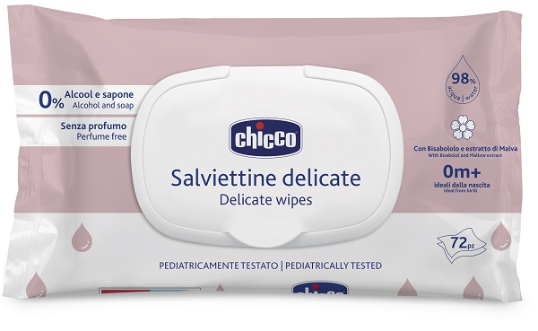 CHICCO SALVIETTE DELICATE 72 PEZZI PLAQUE - Antica Farmacia Ferrari