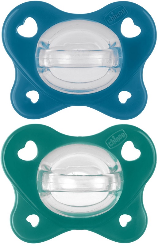 CHICCO DUAL SOFT SUCCHIETTO AZZURRO 16-36 MESI 2 PEZZI - Antica Farmacia Ferrari