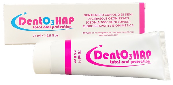 DENTO3 HAP DENTIFRICIO OZONO E IDROSSIAPATITE 75 ML - Oltrefarma