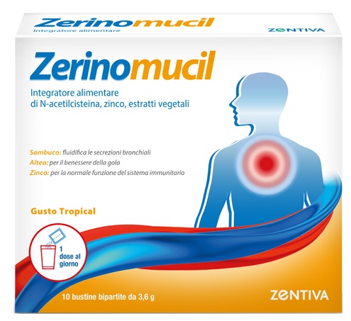 ZERINOMUCIL 10 BUSTINE 3,6 G - Oltrefarma