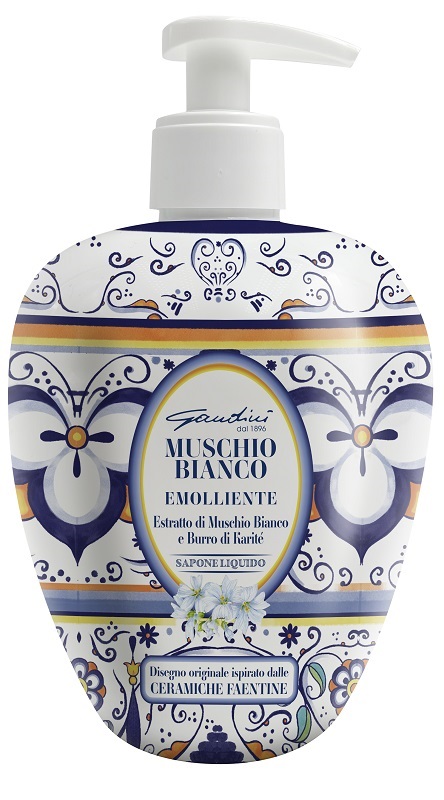 GANDINI SAPONE LIQUIDO FAENZA MUSCHIO 500 ML - Antica Farmacia Ferrari