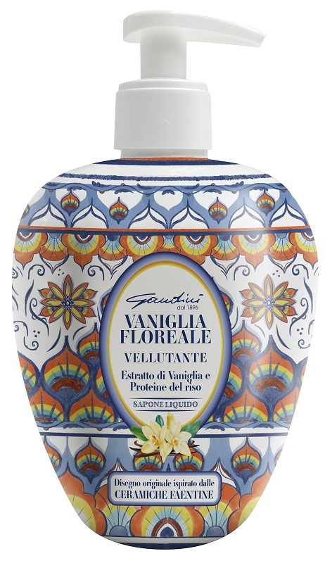 GANDINI SAPONE LIQUIDO FAENZA VANIGLIA 500 ML - Antica Farmacia Ferrari