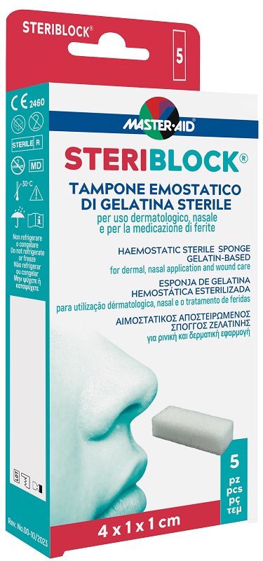 MASTER-AID STERIBLOCK TAMPONE EMOSTATICO - Antica Farmacia Ferrari