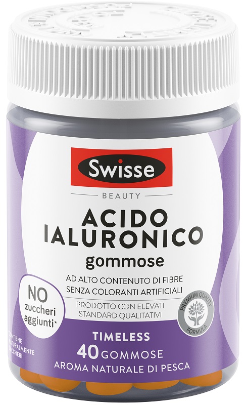 SWISSE ACIDO IALURONICO 40 GOMMOSE - Oltrefarma