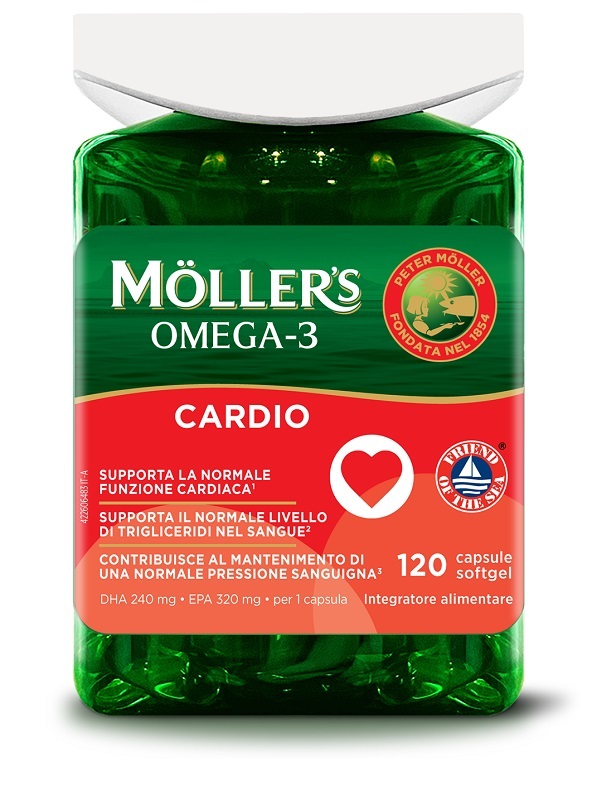 MOLLER'S OMEGA 3 CARDIO 120 CAPSULE - Oltrefarma