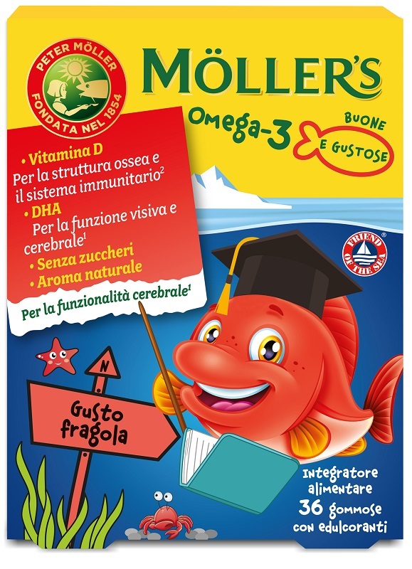 MOLLER'S OMEGA 3 JELLY FISH 36 GOMMOSE - Oltrefarma