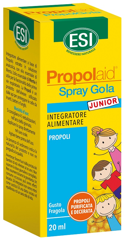 ESI PROPOLAID SPRAY GOLA JUNIOR 20 ML - Antica Farmacia Ferrari