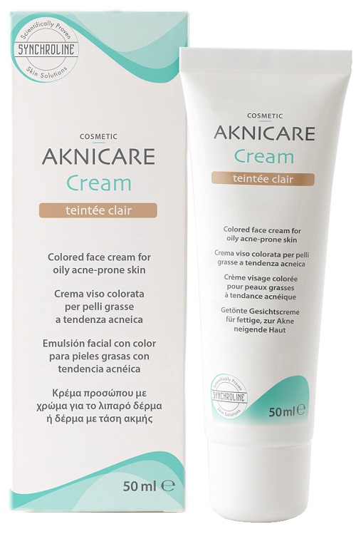 AKNICARE CREAM TEINTEE CLAIR 50 ML - Antica Farmacia Ferrari