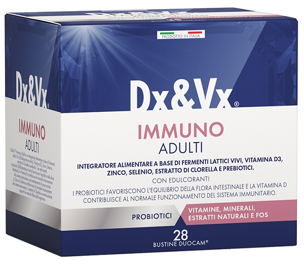 DX&VX IMMUNO ADULTI 28 BUSTINE DA 5 G CON EDULCORANTI - Oltrefarma