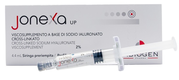 JONEXA UP SIRINGA INTRA-ARTICOLARE SODIO IALURONATO CROSS-LINKATO 2% 4,4 ML - Antica Farmacia Ferrari