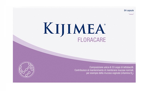 KIJIMEA FLORACARE 84 CAPSULE SENZA EDULCORANTI SENZA GLUTINE SENZA LATTOSIO - Oltrefarma