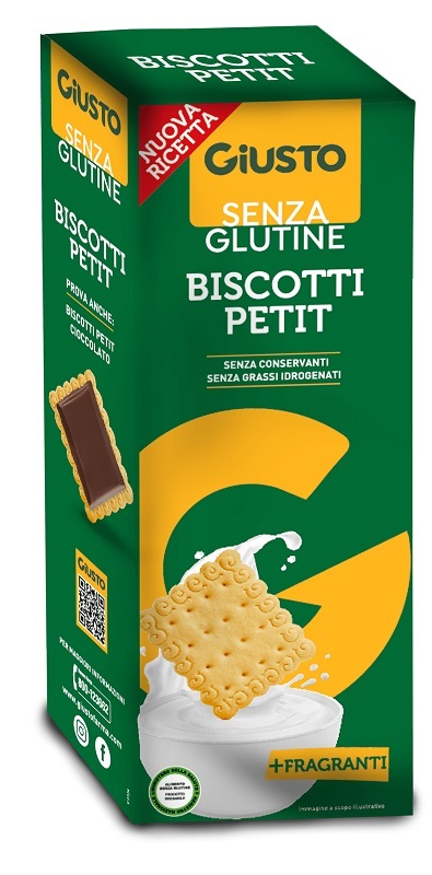 GIUSTO SENZA GLUTINE BISCOTTI PETIT 175 G - Oltrefarma