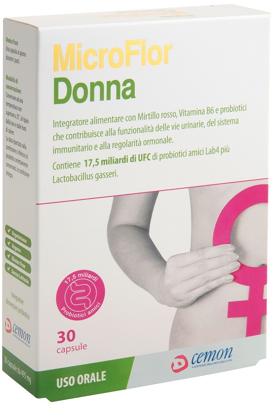 MICROFLOR DONNA 30 CAPSULE - Oltrefarma
