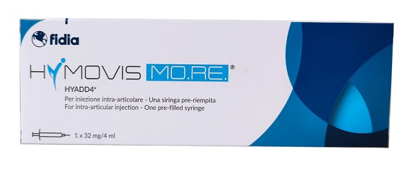 SIRINGA INTRA-ARTICOLARE PRERIEMPITA HYMOVIS MO RE HYADD4 ESADECILLAMIDE ACIDO IALURONICO 32MG/4ML 4 ML - Oltrefarma