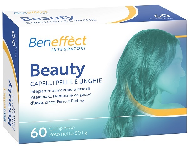 BENEFFECT BEAUTY CAPELLI PELLE UNGHIE 60 COMPRESSE - Oltrefarma