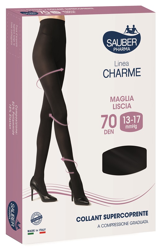 SAUBER CHARME COLLANT SUPERCOPRENTE 70 DENARI NERO 4 - Oltrefarma