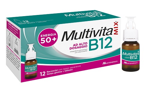 MULTIVITAMIX B12 12 FLACONCINI - Antica Farmacia Ferrari