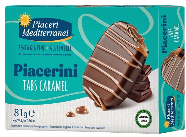 PIACERI MEDITERRANEI PIACERINI TABS CARAMEL 81 G - Oltrefarma
