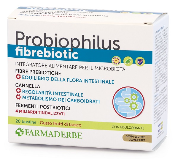 ROBIOPHILUS FIBREBIOTIC 20 BUSTINE 5 G - Antica Farmacia Ferrari