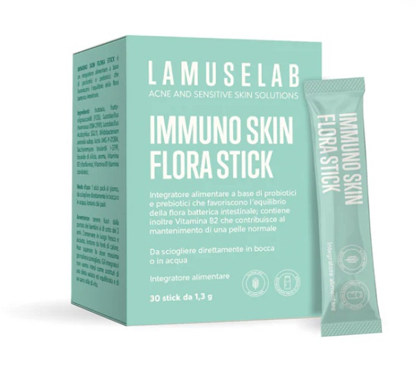 LAMUSELAB IMMUNO SKIN FLORA STICK 30 BUSTINE - Oltrefarma