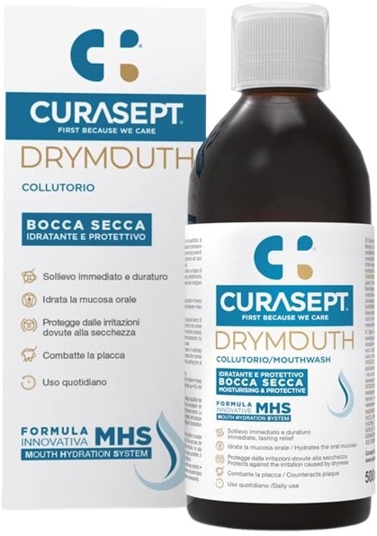 CURASEPT DRYMOUTH COLLUTORIO 500 ML - Antica Farmacia Ferrari