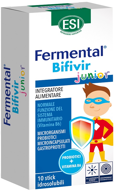 ESI FERMENTAL BIFIVIR JUNIOR 10 STICK IDROSOLUBILI - Antica Farmacia Ferrari