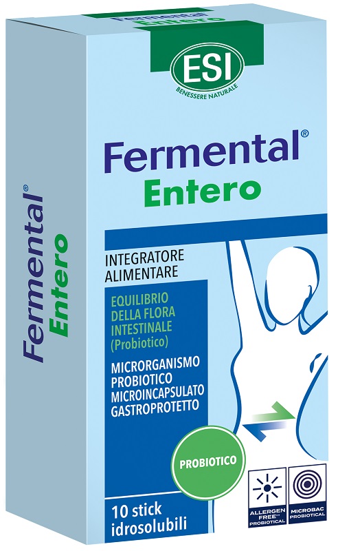 ESI FERMENTAL ENTERO 10 STICK IDROSOLUBILI - Oltrefarma