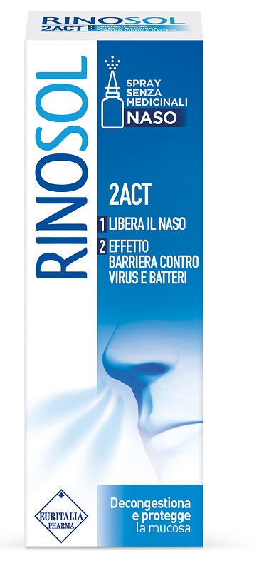 SPRAY NASALE RINOSOL 2ACT 15 ML - Antica Farmacia Ferrari