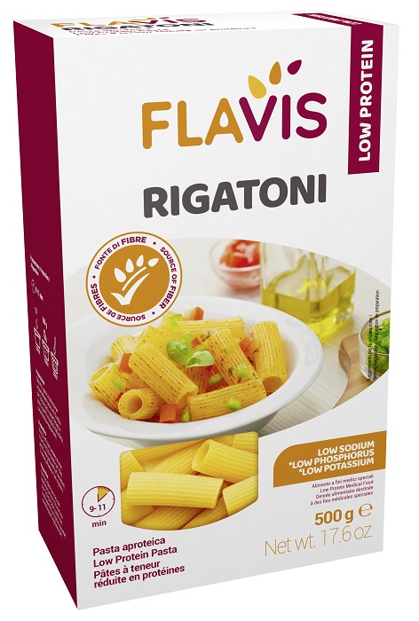 FLAVIS RIGATONI APROTEICI 500 G - Oltrefarma