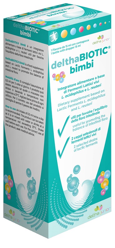 DELTHABIOTIC BIMBI GOCCE 15 ML - Antica Farmacia Ferrari