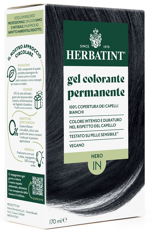 HERBATINT 1N NERO 170 ML - Antica Farmacia Ferrari