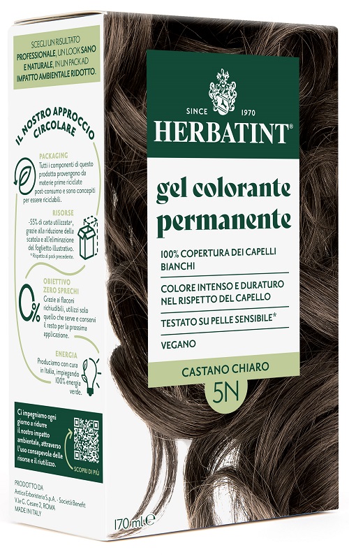 HERBATINT 5N CASTANO CHIARO 170 ML - Antica Farmacia Ferrari