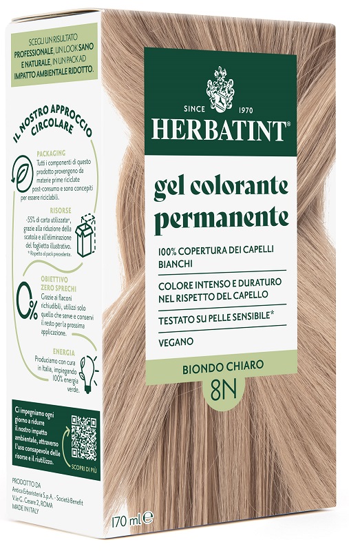 HERBATINT 8N BIONDO CHIARO 170 ML - Antica Farmacia Ferrari