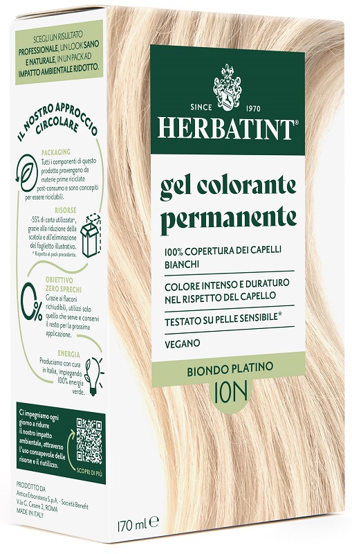 HERBATINT 10N BIONDO PLATINO 170 ML - Antica Farmacia Ferrari