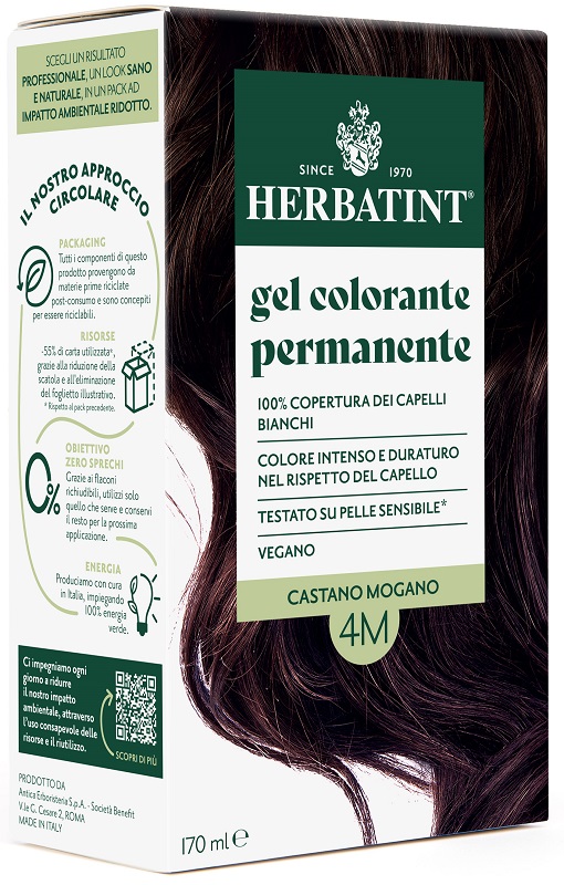 HERBATINT 4M CASTANO MOGANO 170 ML - Antica Farmacia Ferrari