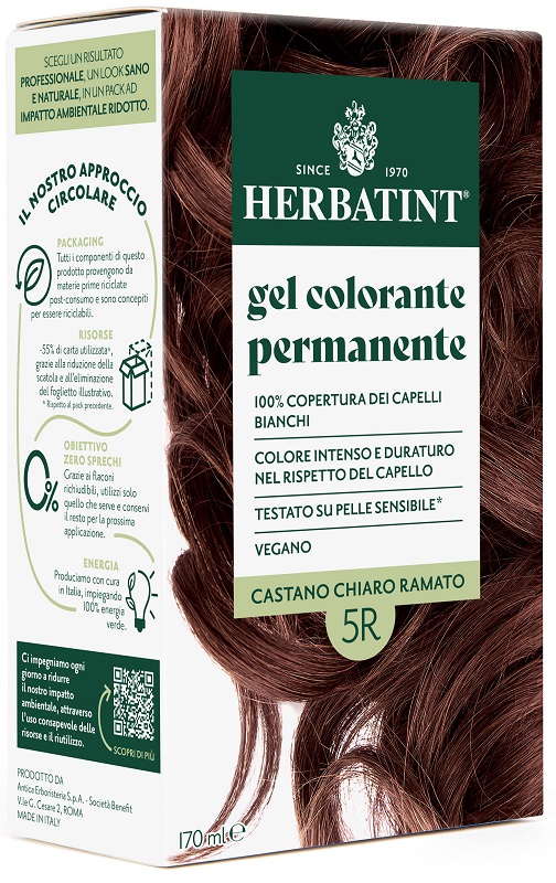 HERBATINT 5R CASTANO CHIARO RAMATO 170 ML - Antica Farmacia Ferrari