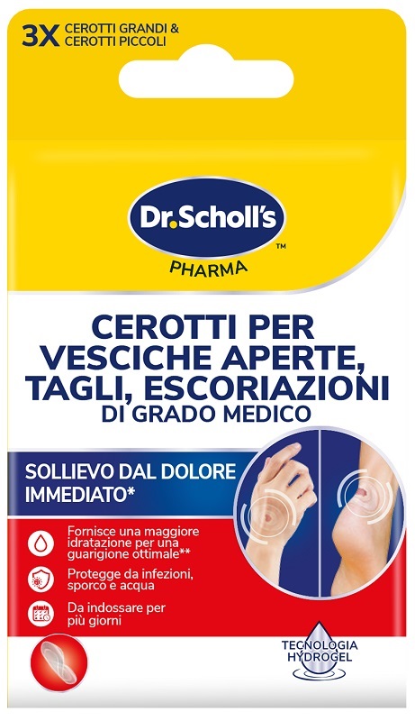 CEROTTI SCHOLL VESCICHE TAGLIE ESCORIAZIONI 6 PEZZI - Oltrefarma