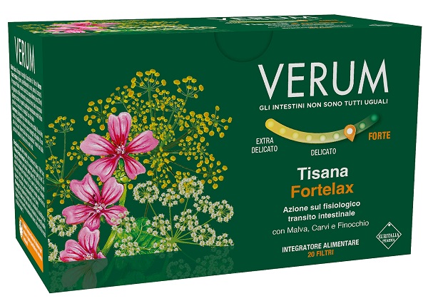 VERUM FORTELAX TISANA 20 FILTRI NEW - Antica Farmacia Ferrari