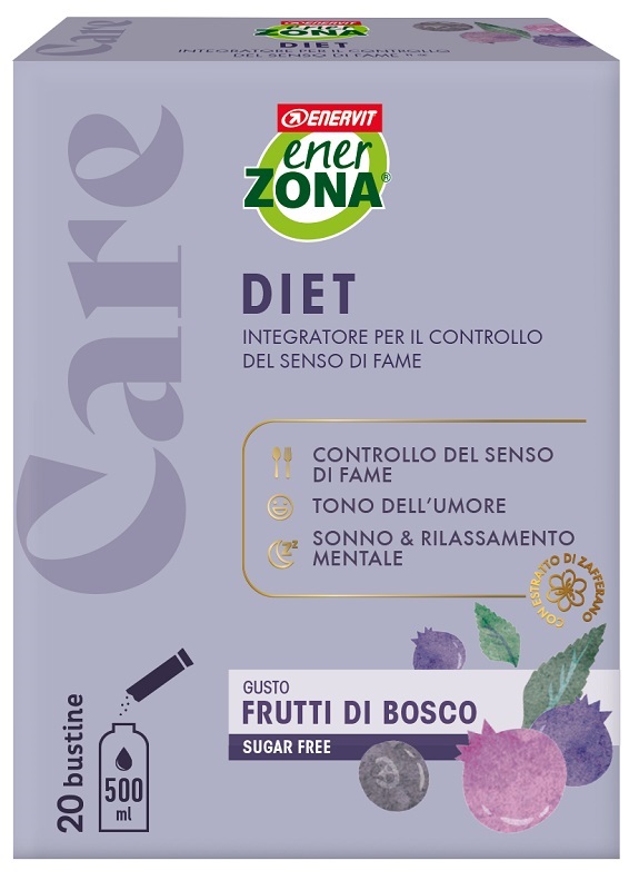 ENERZONA CARE DIET FRUTTI DI BOSCO 20 BUSTINE - Oltrefarma